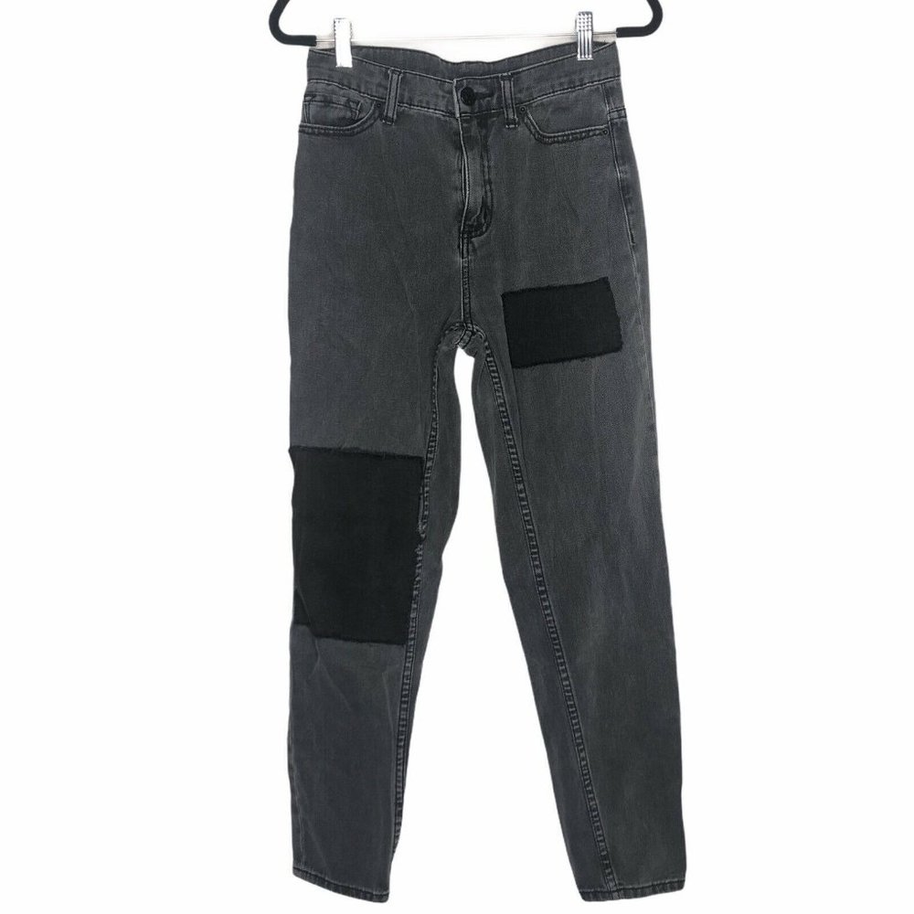 BDG Urban Outfitters High Rise Mom Jeans Patches
